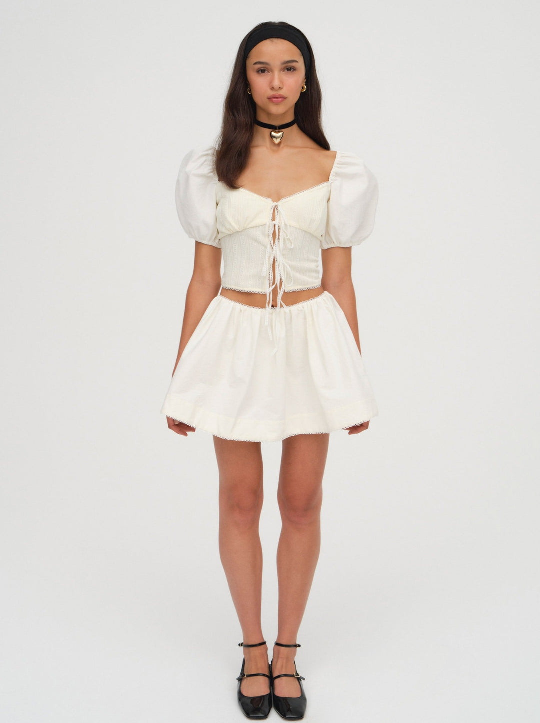 Billie Pointelle Top - Cream | For Love and Lemons