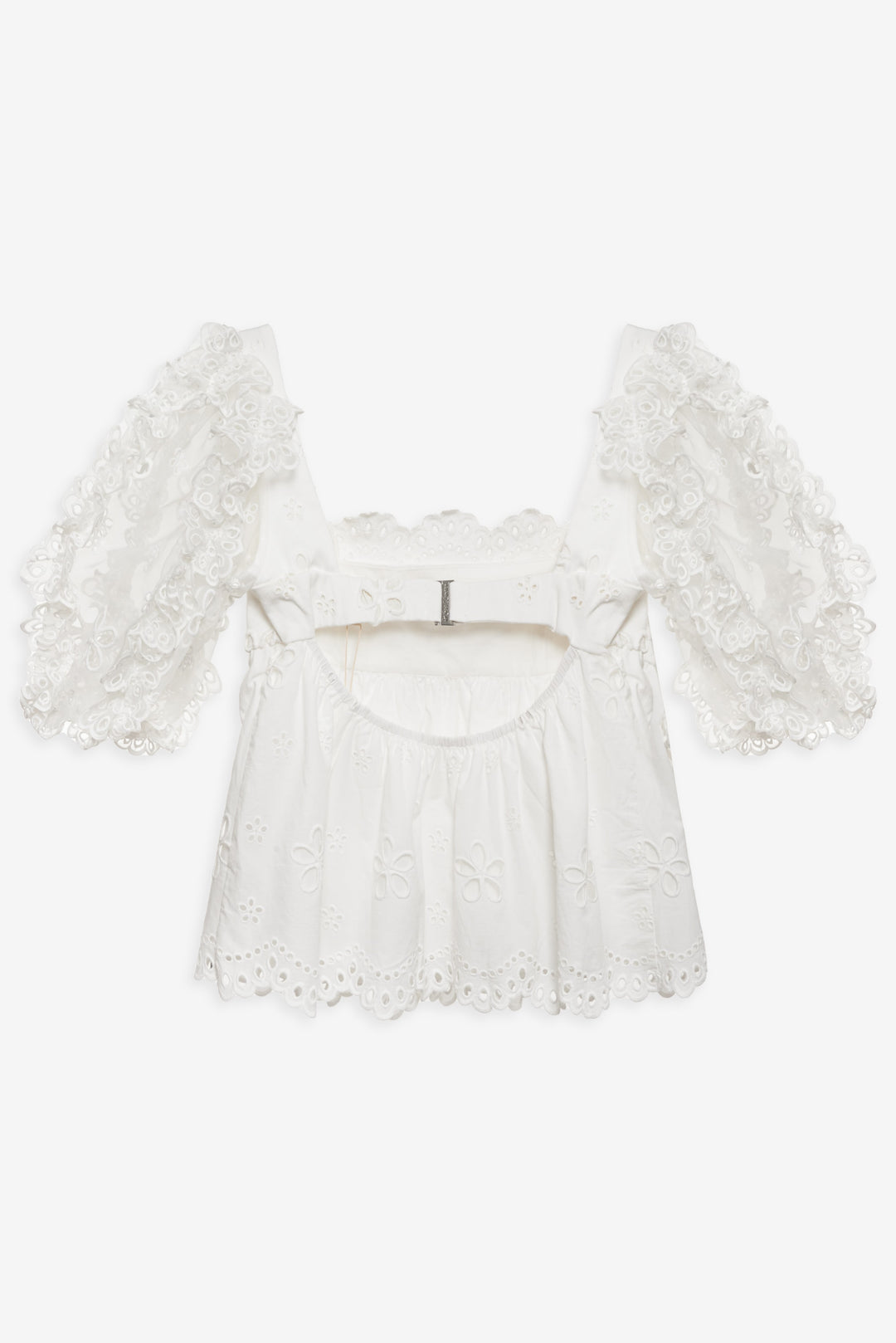 Daisy Eyelet Top - White | For Love and Lemons