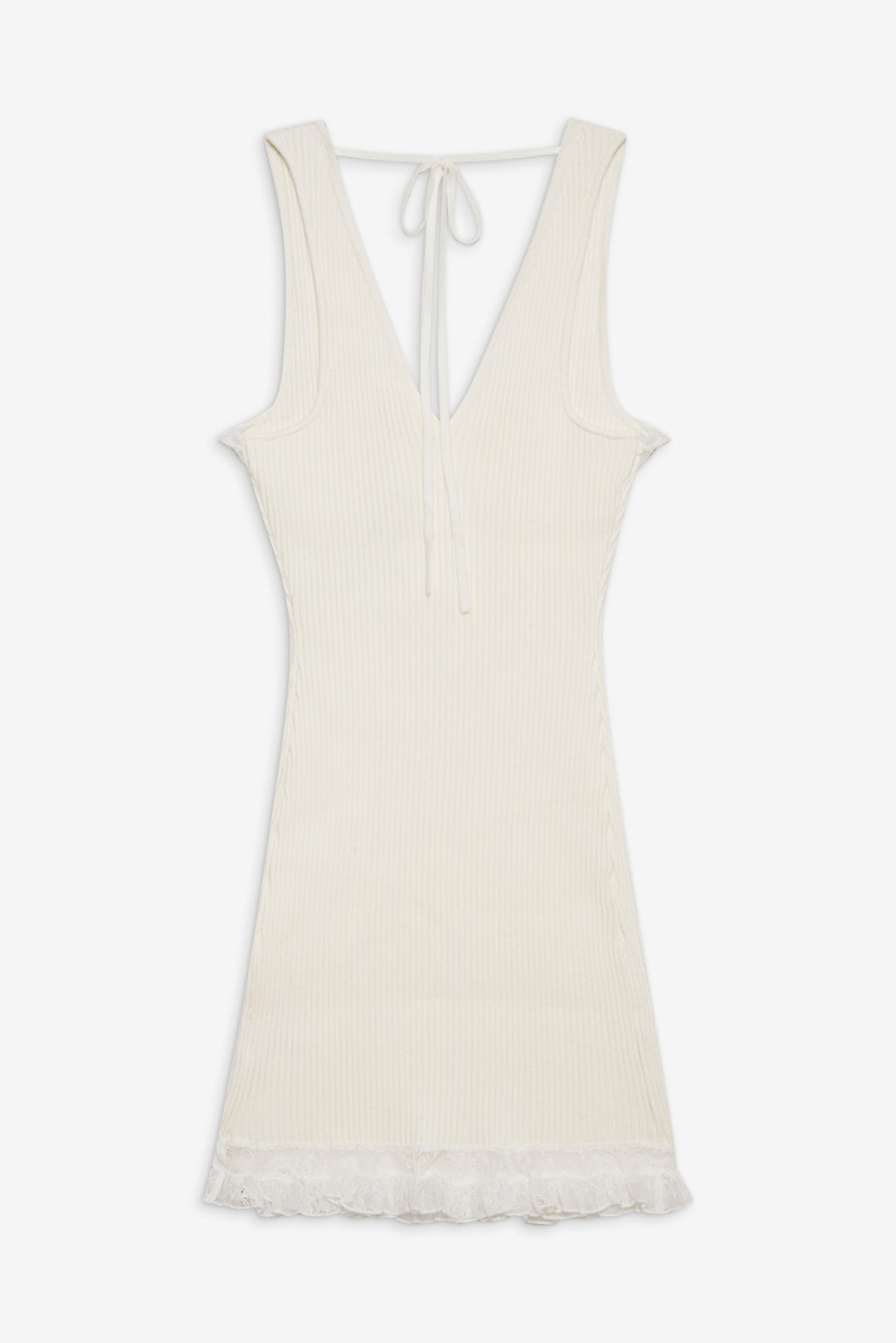 Lyon Knit Mini Dress - White | For Love and Lemons