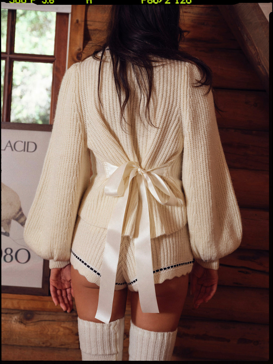 Jeannette Sleep Short - Cream | For Love and Lemons
