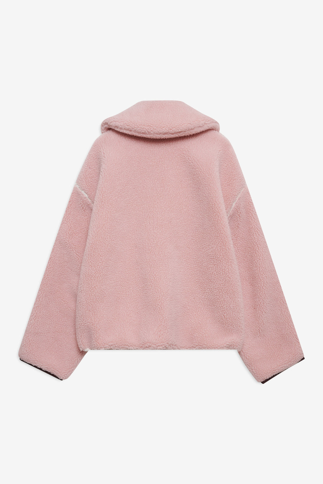 Melody Pullover Sherpa Jacket - Pink | For Love and Lemons