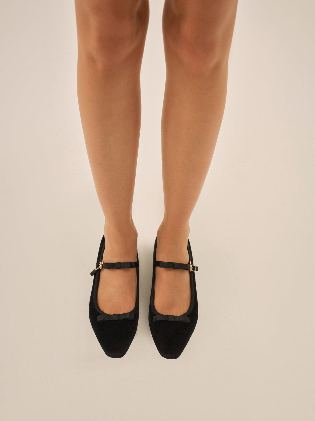Lucia Velvet Mary Jane - Black | For Love and Lemons