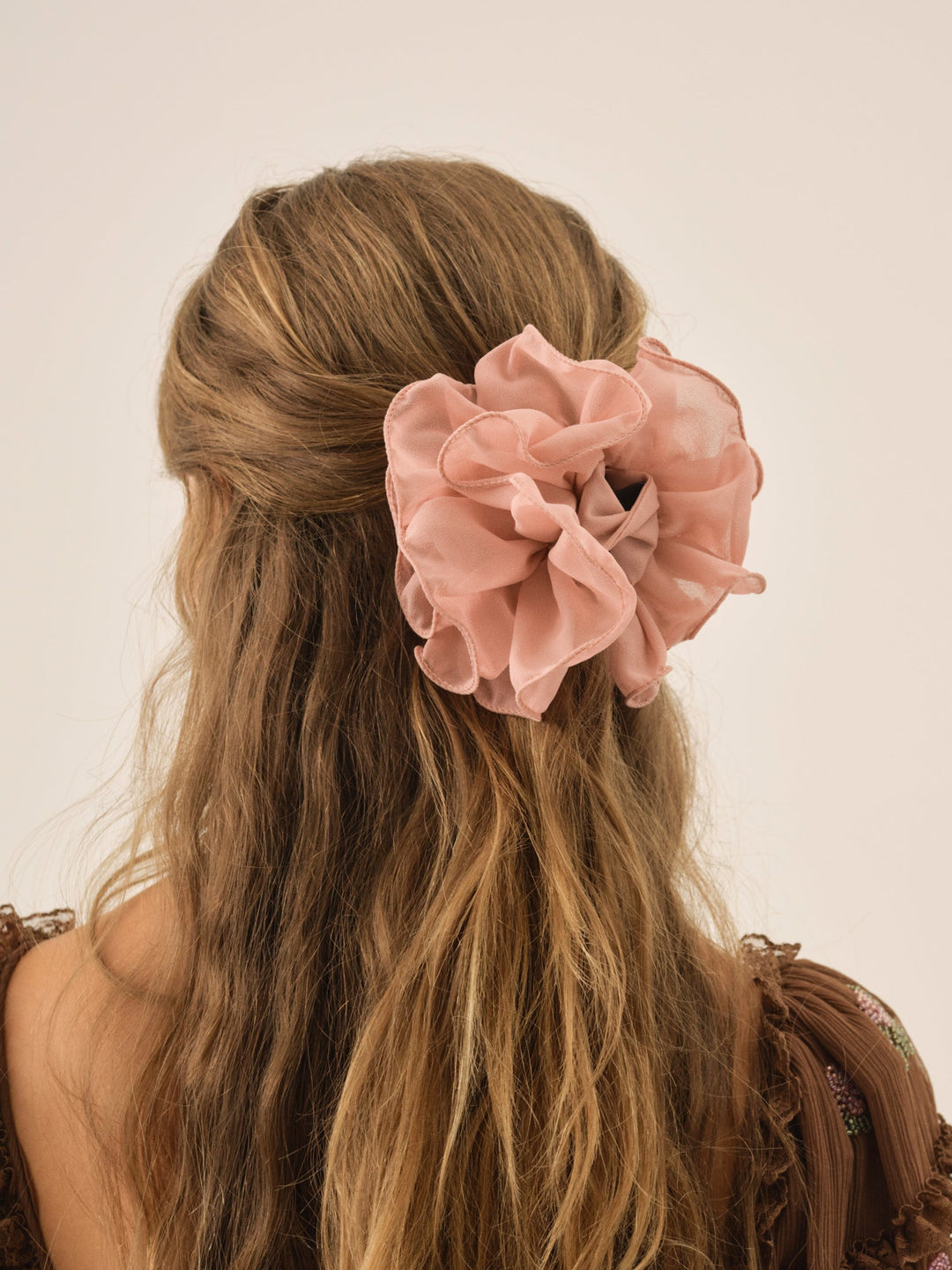 Rosette Hair Clip - Dusty Rose | For Love and Lemons