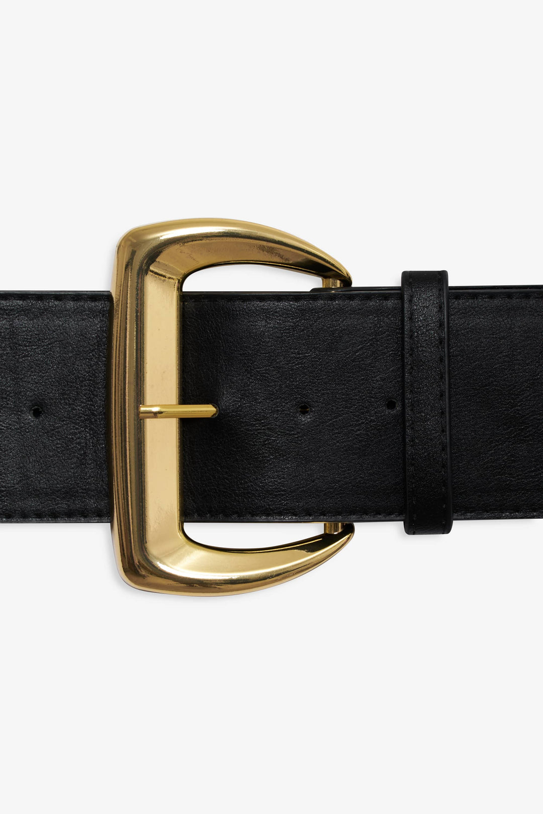 Wide Buckle Hip Belt - Black | For Love and Lemons