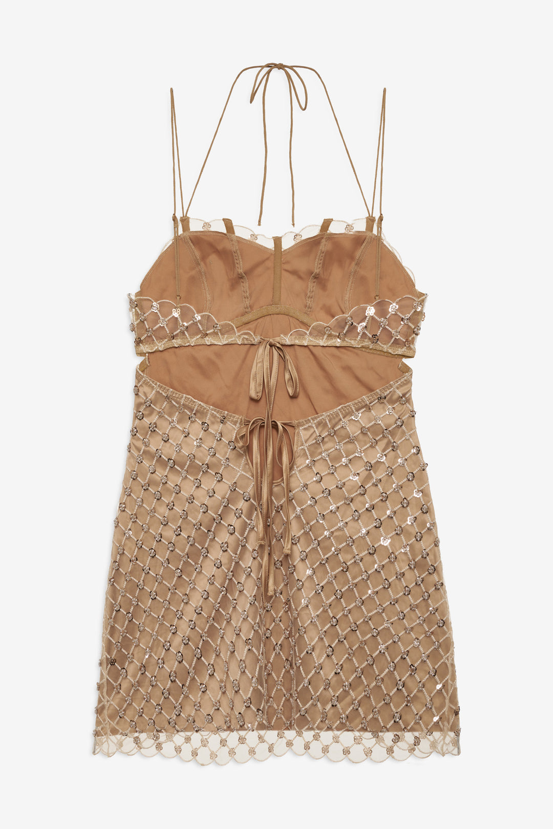 Dazzle Me Slip Dress - Gold | For Love and Lemons