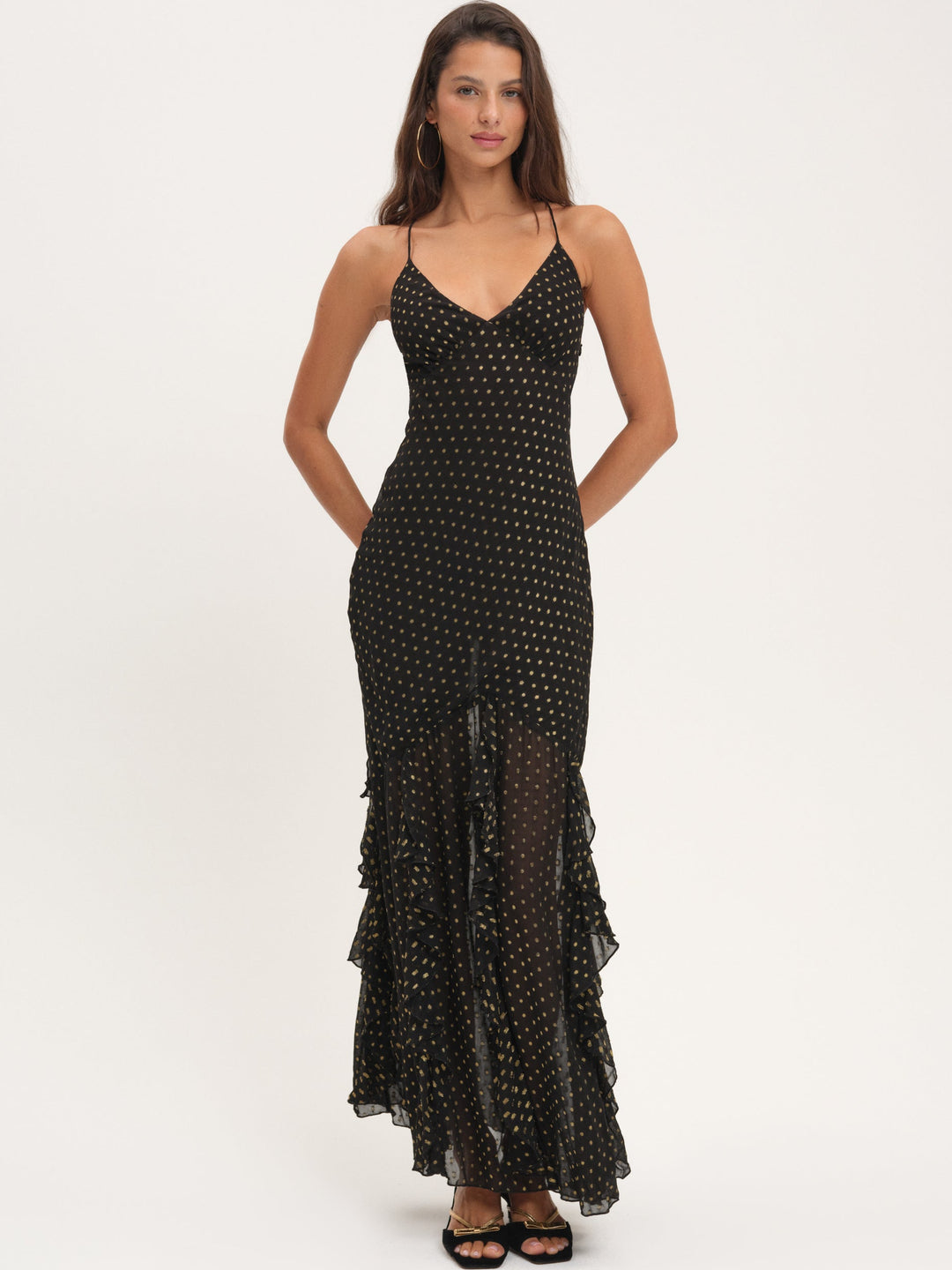 Elea Maxi Dress - Black | For Love and Lemons