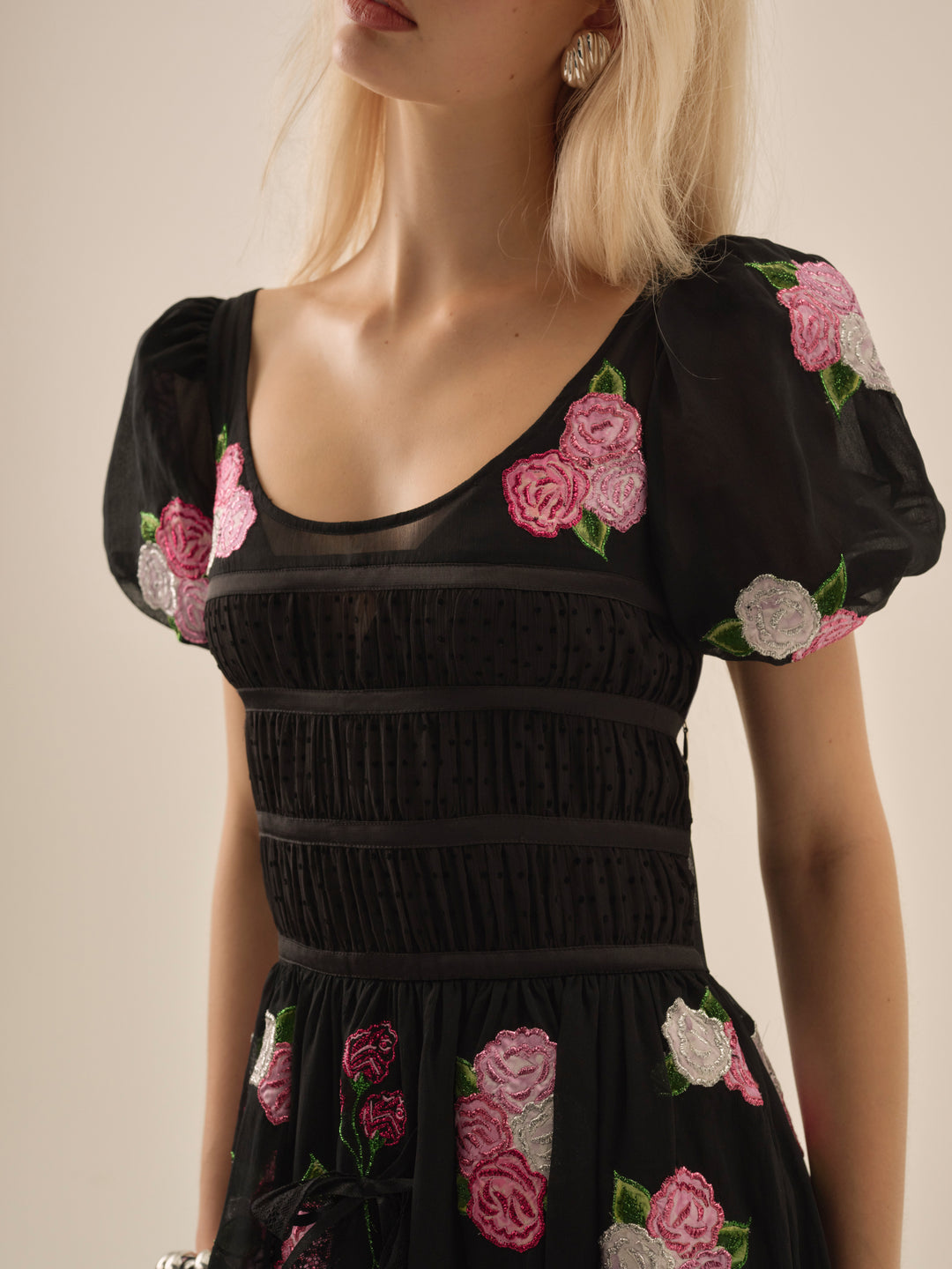 Midnight Garden Maxi Dress - Black | For Love and Lemons