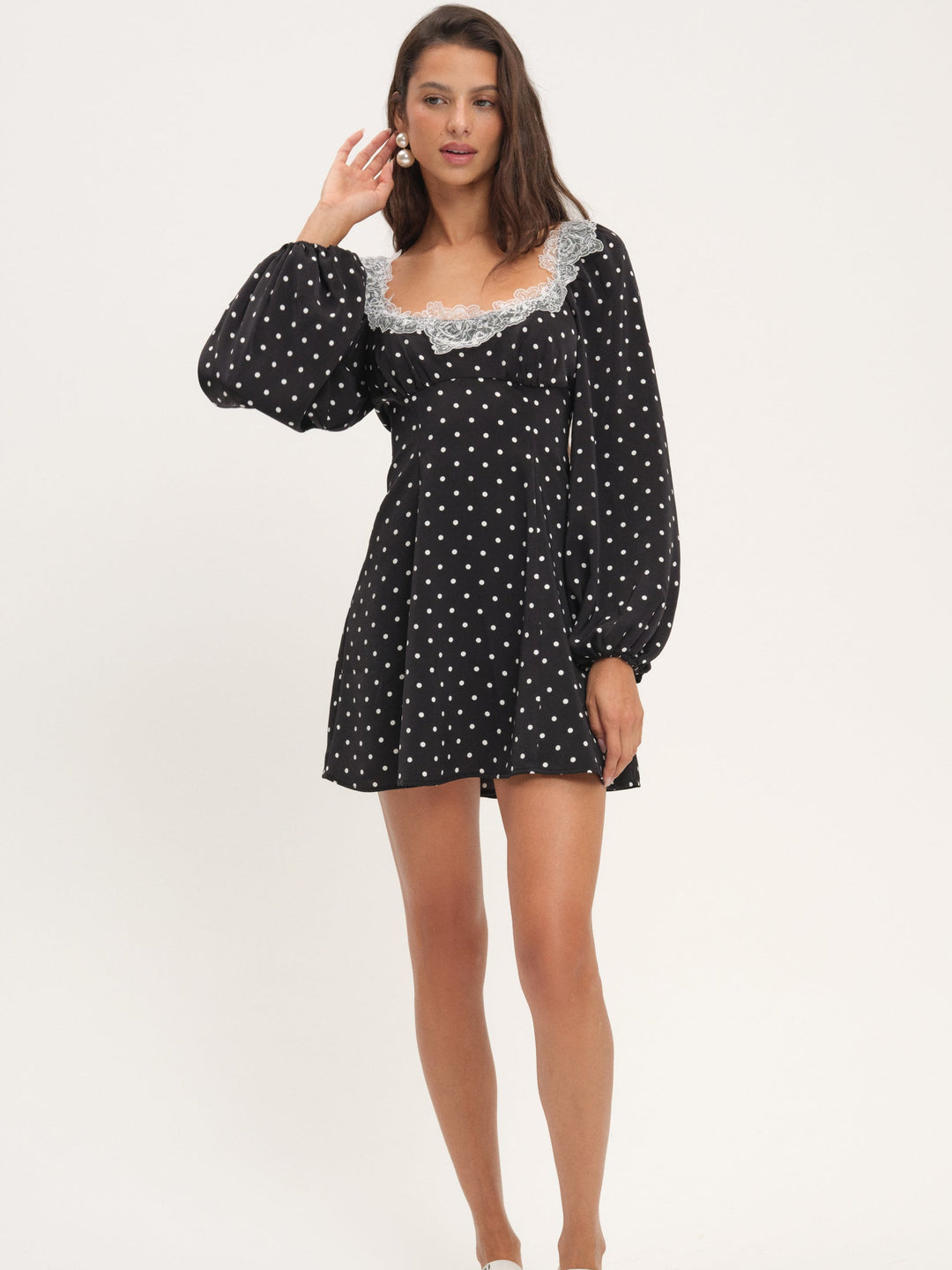 Deja Mini Dress - Black | For Love and Lemons