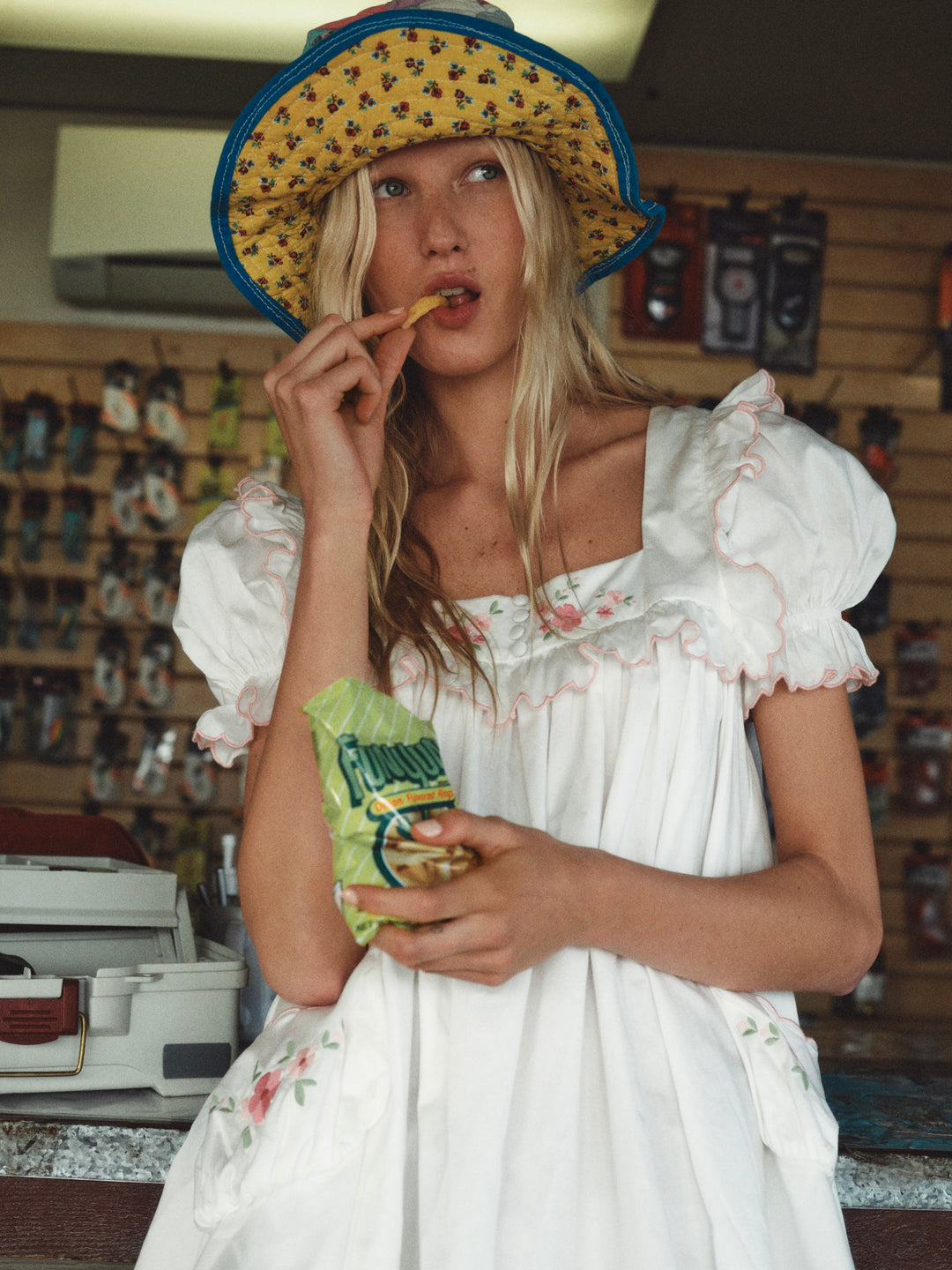 Tea Time Babydoll Dress - White | For Love and Lemons