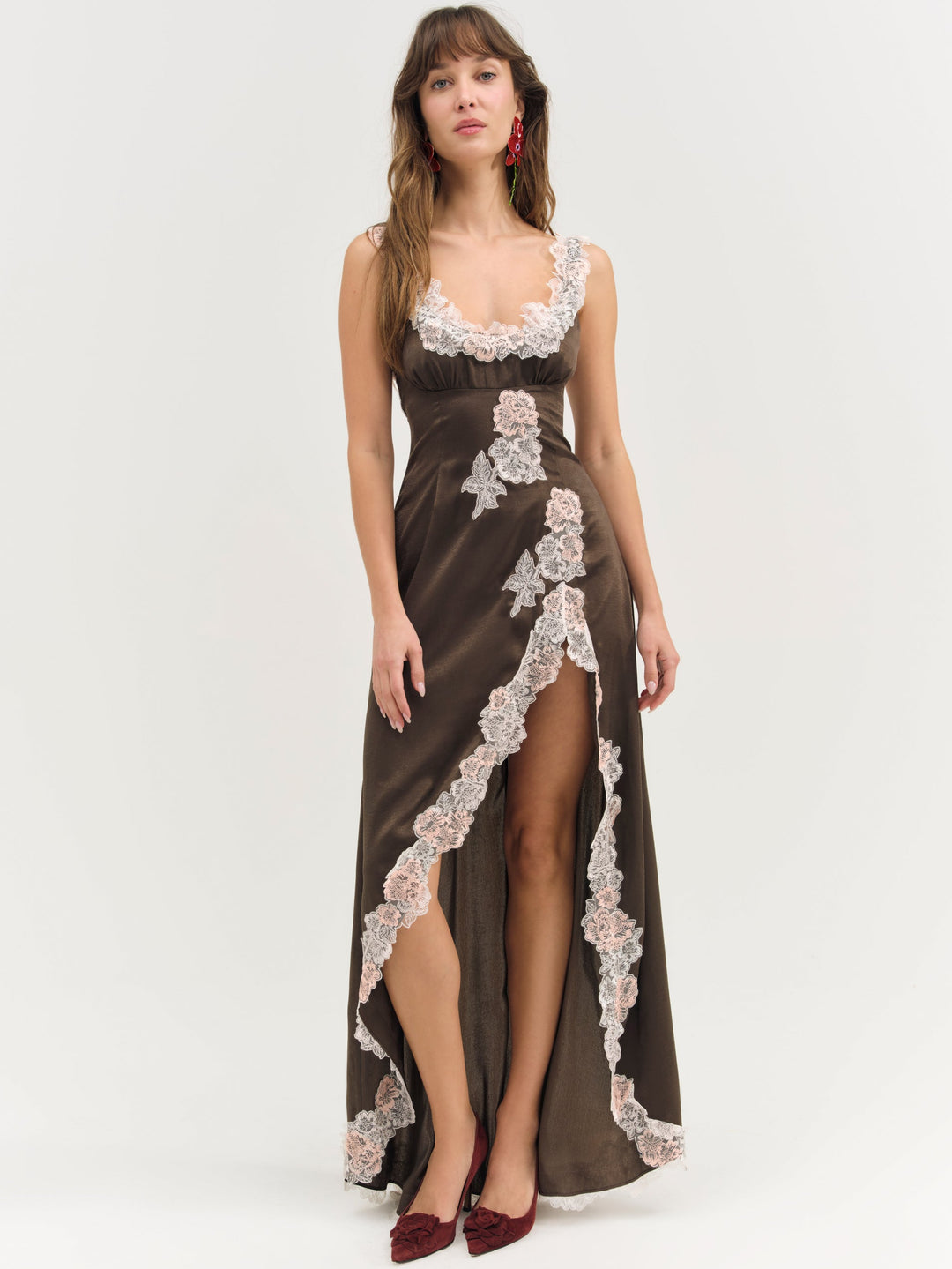 Clemence Maxi Dress - Chocolate | For Love and Lemons