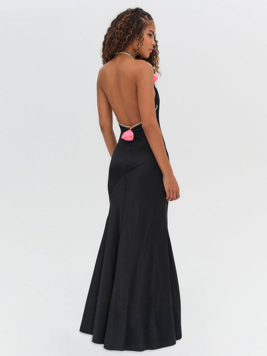Brigette Gown - Black | For Love and Lemons