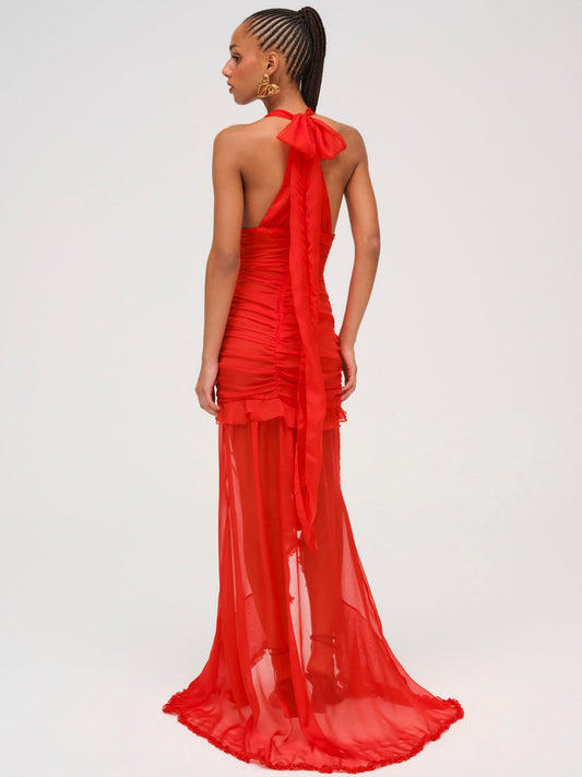 Kayta Gown - Red | For Love and Lemons