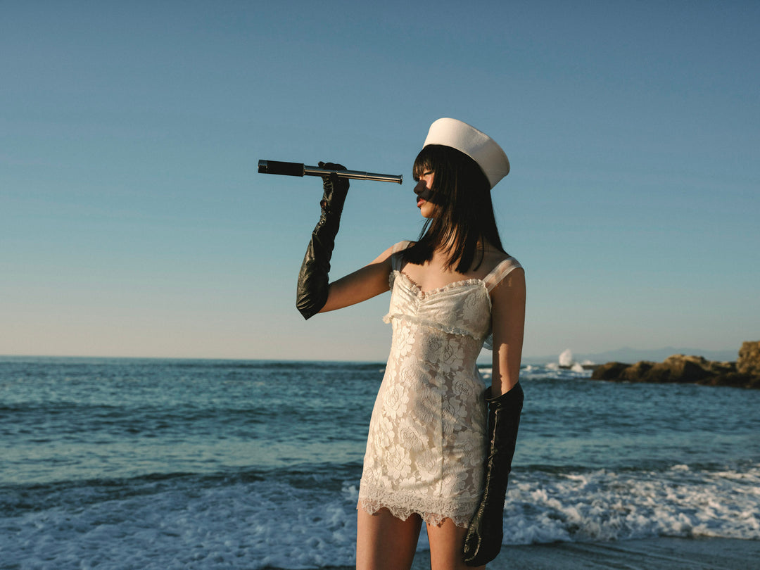 Claudia Rose Lace Mini Dress - Cream | For Love and Lemons