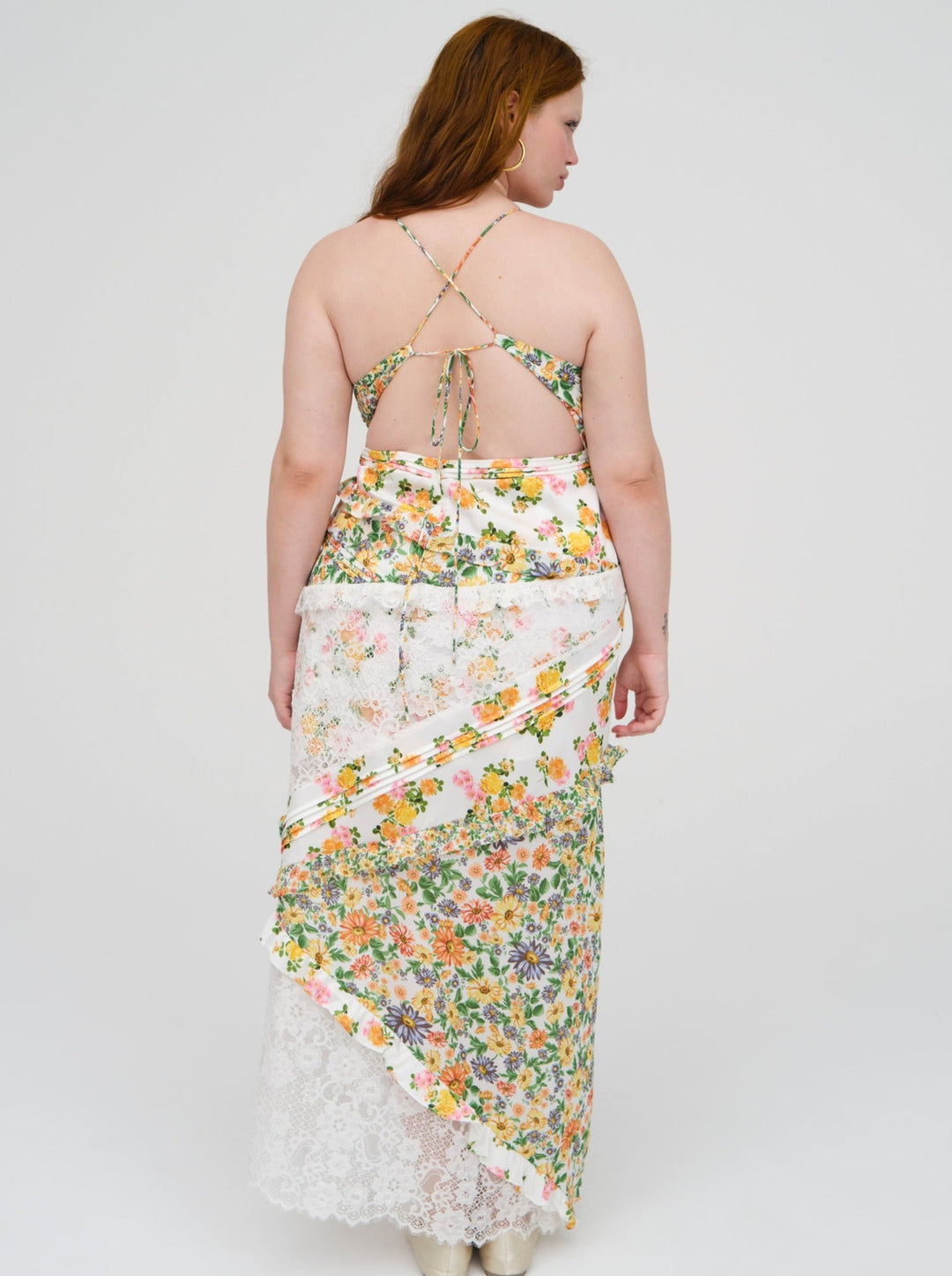 Rosalyn Maxi Dress - Green - Marigold | For Love and Lemons