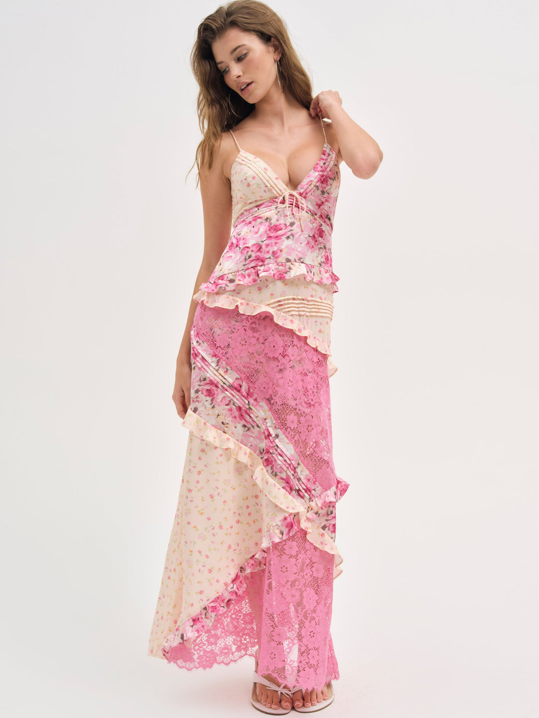 Rosalyn Maxi Dress - Coral | For Love and Lemons