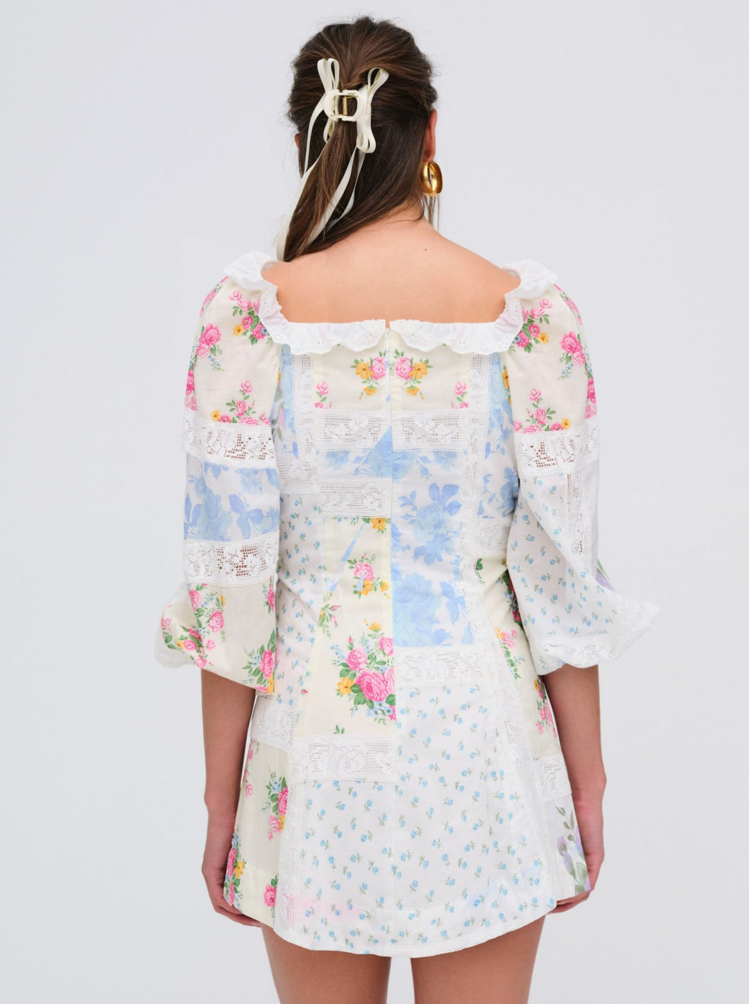 Evelina Mini Dress - Pink | For Love and Lemons