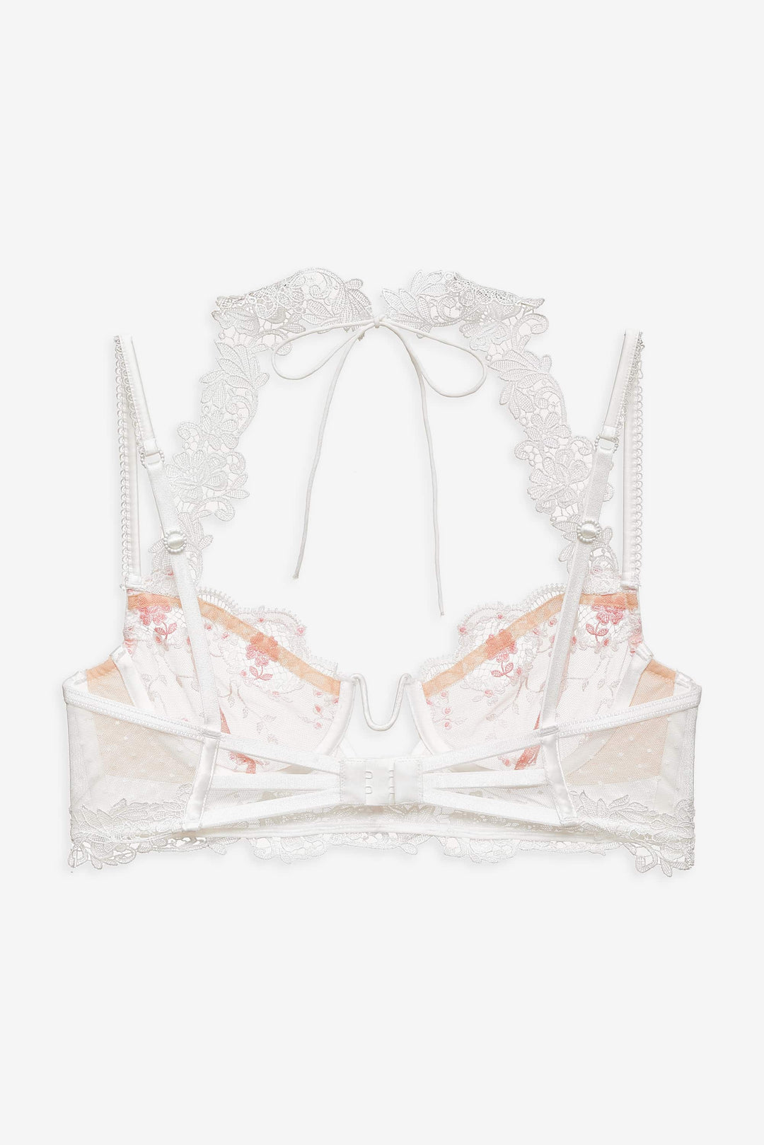 Le Fleur Underwire Bra - Peach | For Love and Lemons