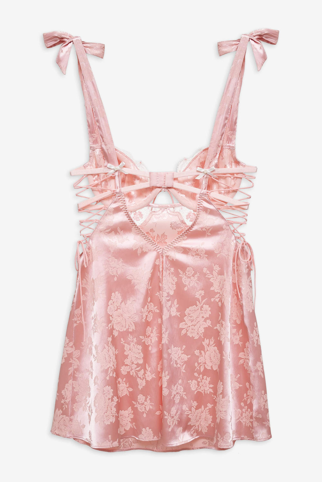 Le Fleur Slip Dress - Peach | For Love and Lemons