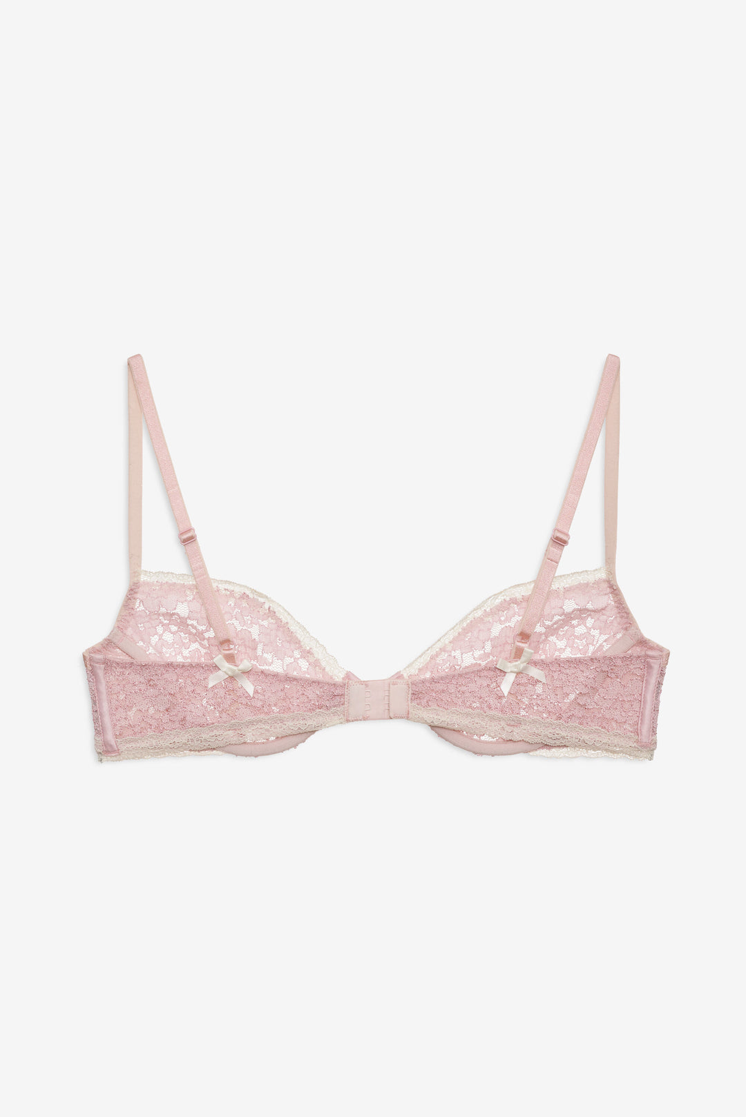 Pamela Stretch Lace Underwire Bra - Pink | For Love and Lemons
