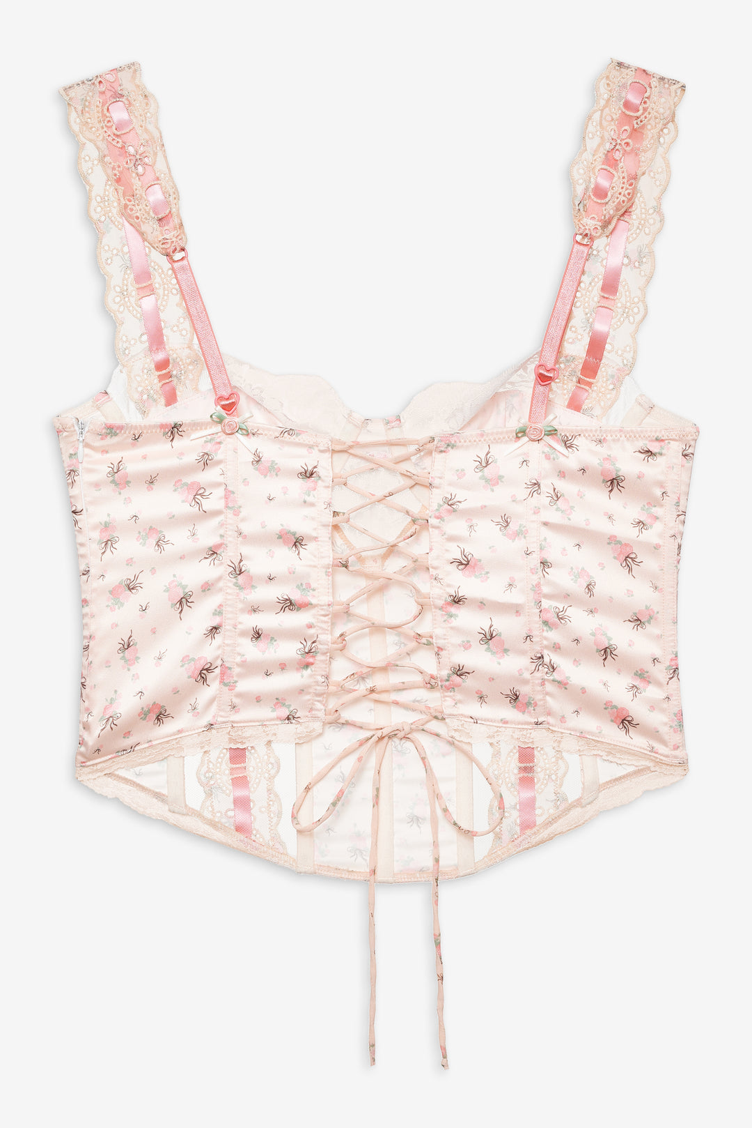 Peaches & Cream Bustier - Peach | For Love and Lemons
