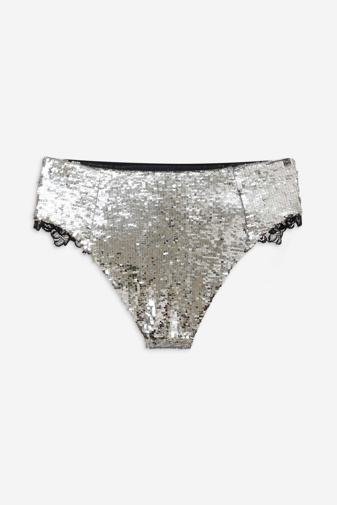 Maia High-waist Panty - Silver | For Love and Lemons
