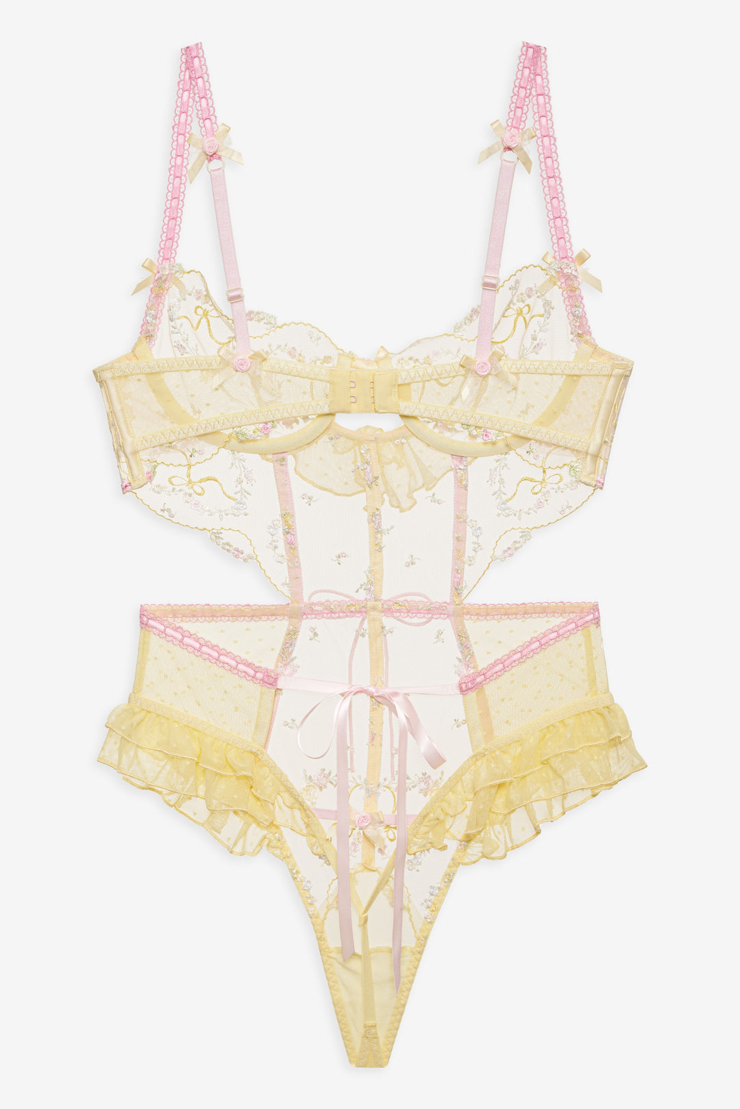 Sunny Bouquet Teddy - Multi Yellow | For Love and Lemons
