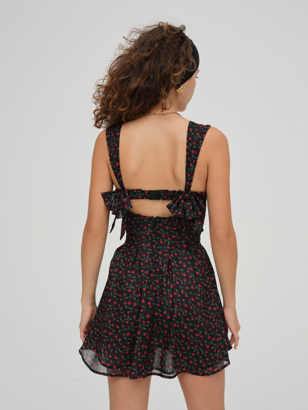 August Mini Dress - Black | For Love and Lemons