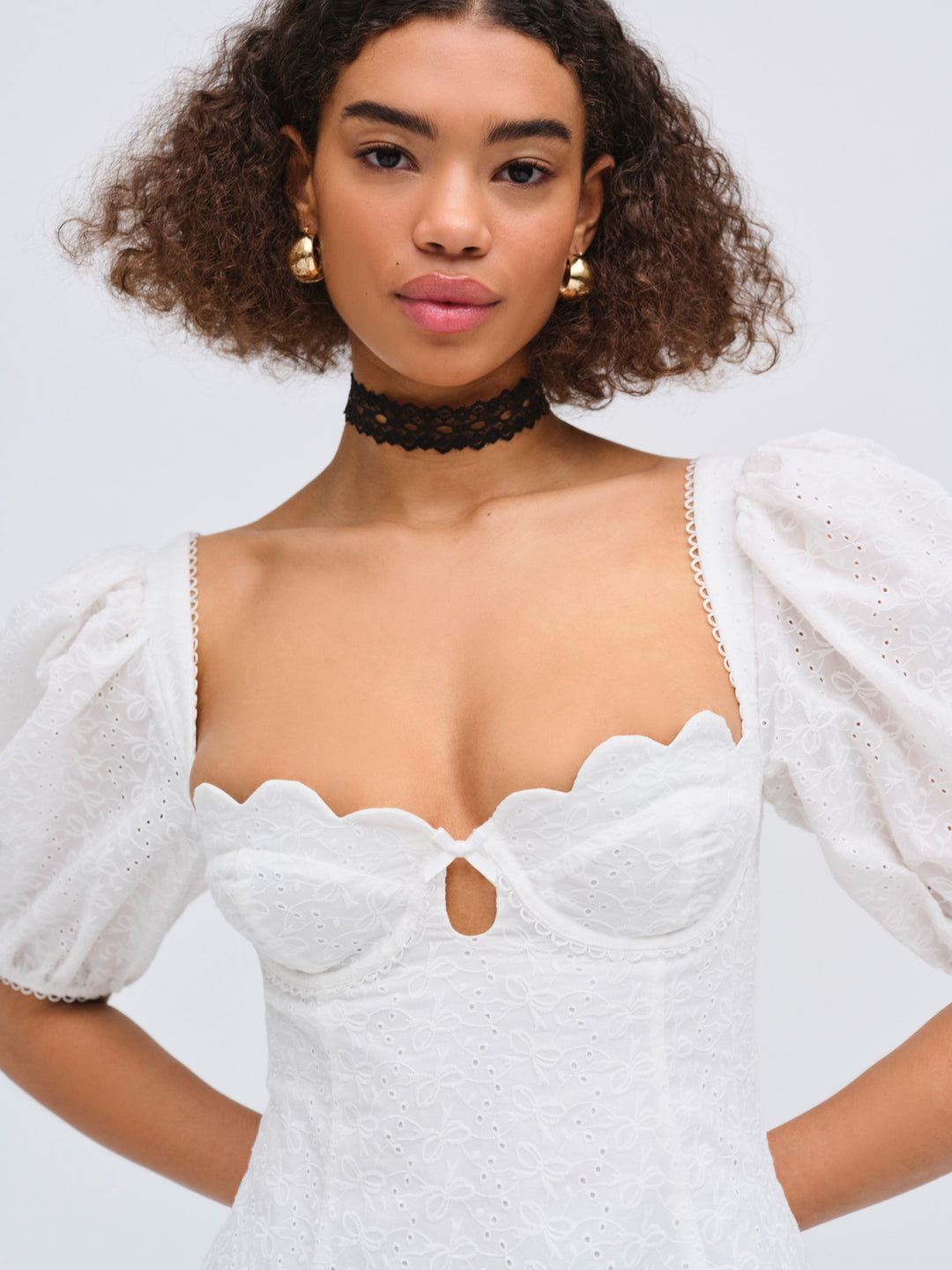 Marseille Mini Dress - White | For Love and Lemons