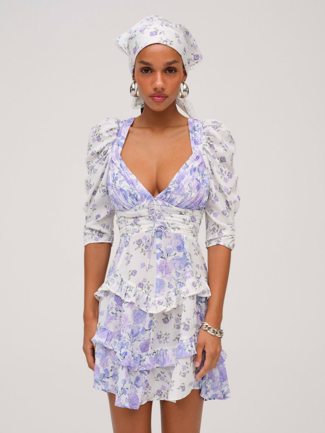 Rosalyn Mini Dress - Purple | For Love and Lemons