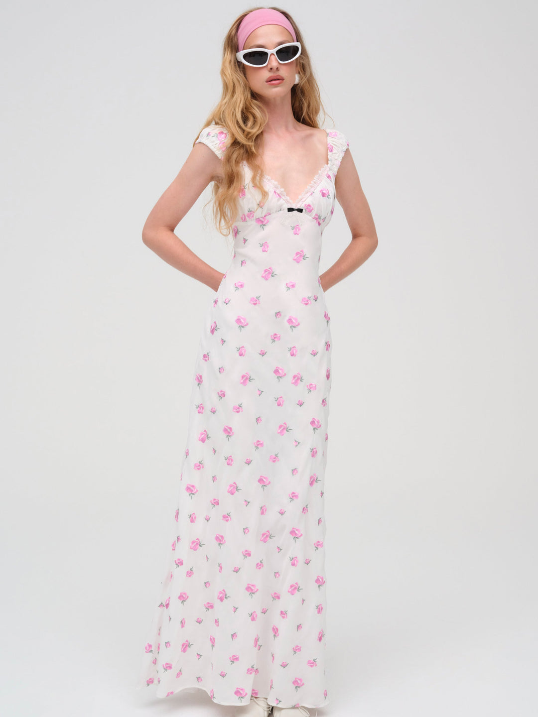 Emmaline Maxi Dress - White | For Love and Lemons