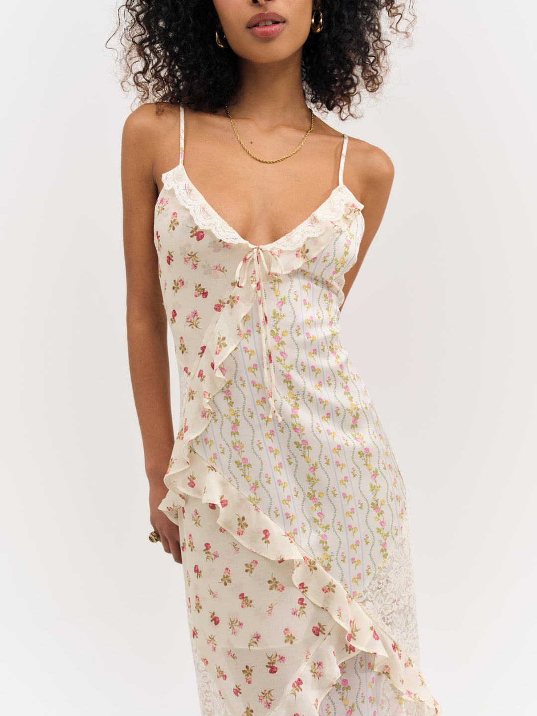 Josalyn Maxi Dress - Cream | For Love and Lemons