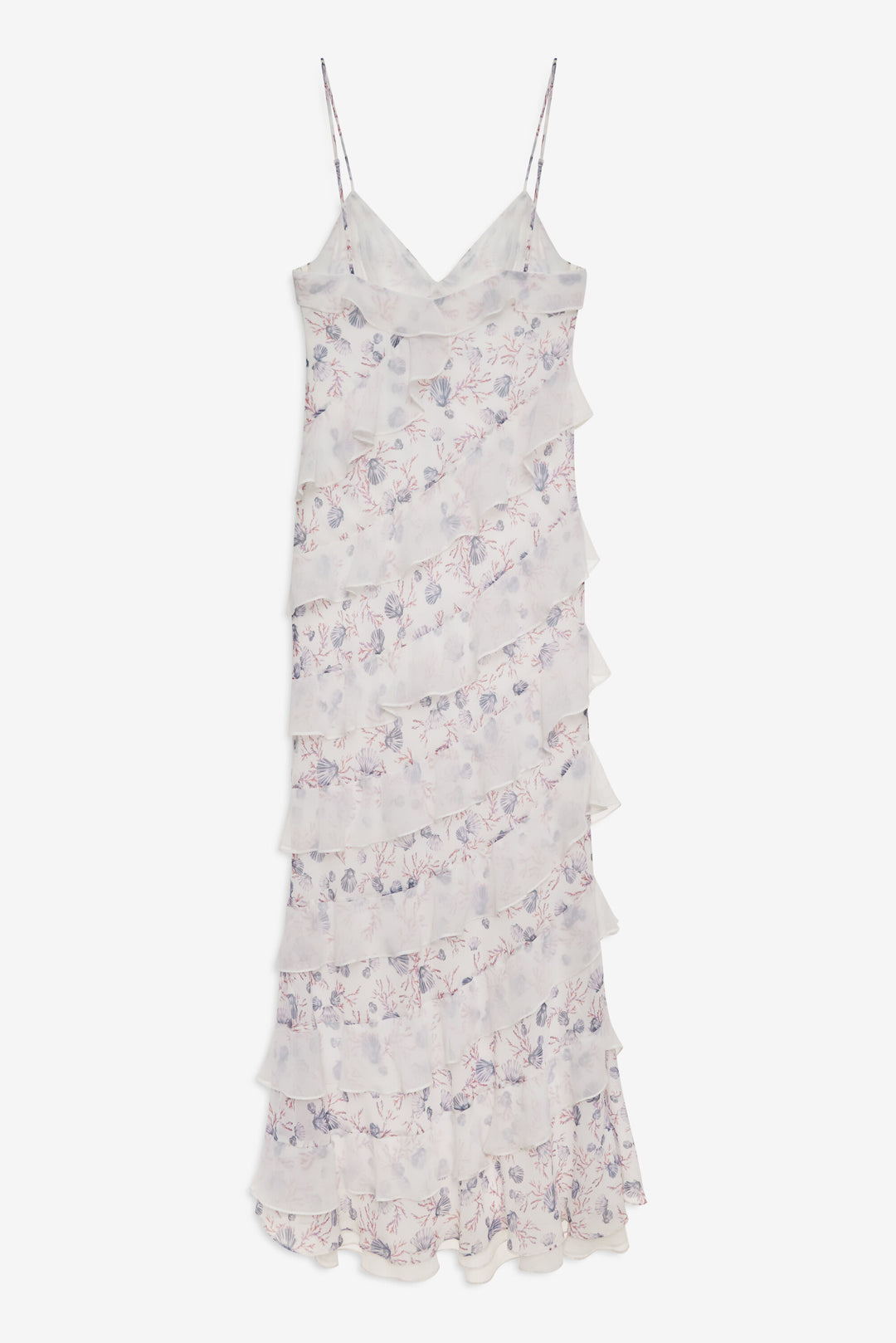 Debby Ruffled Maxi Dress - White | For Love and Lemons