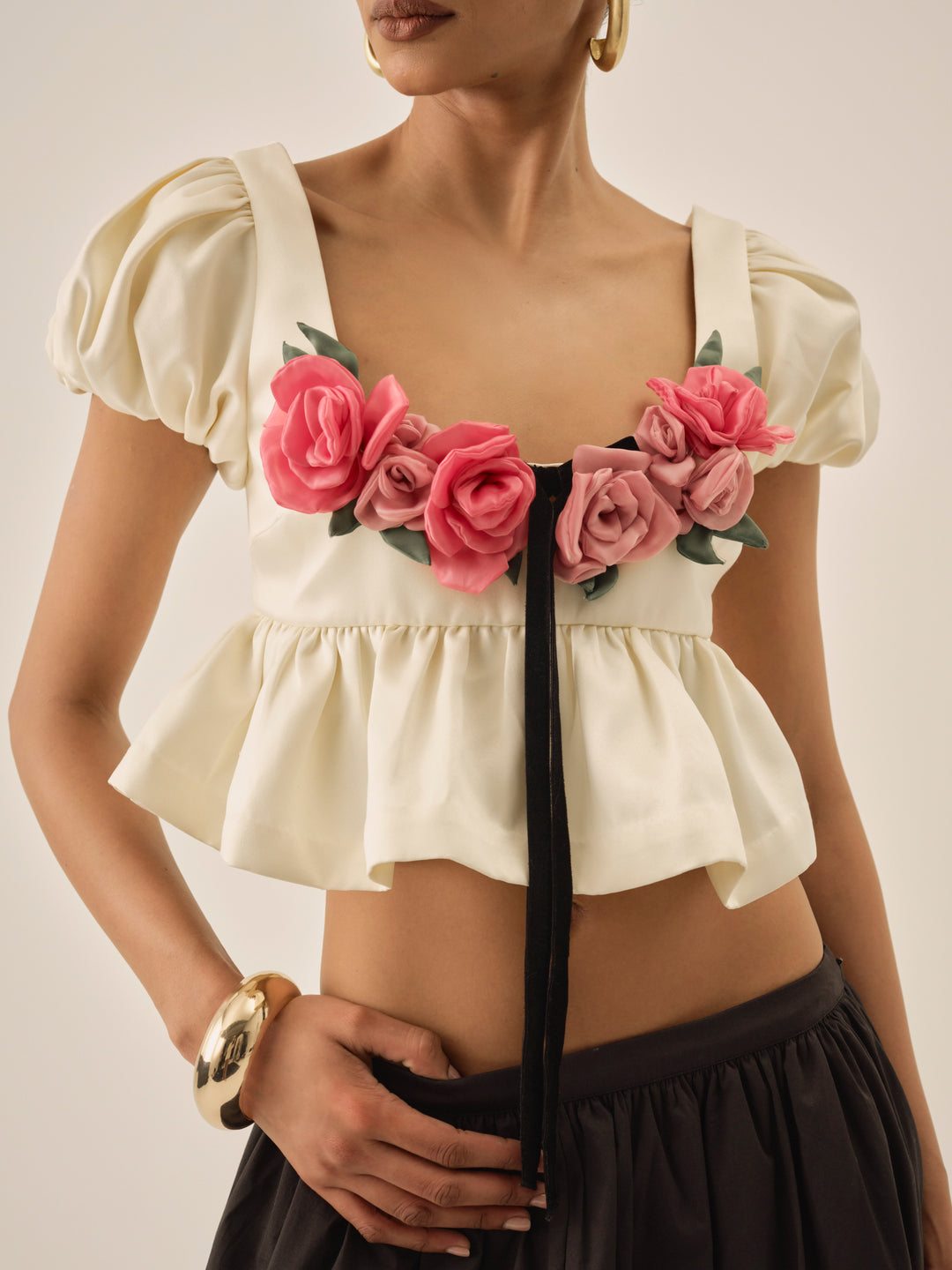 Rosalie Top - Cream | For Love and Lemons