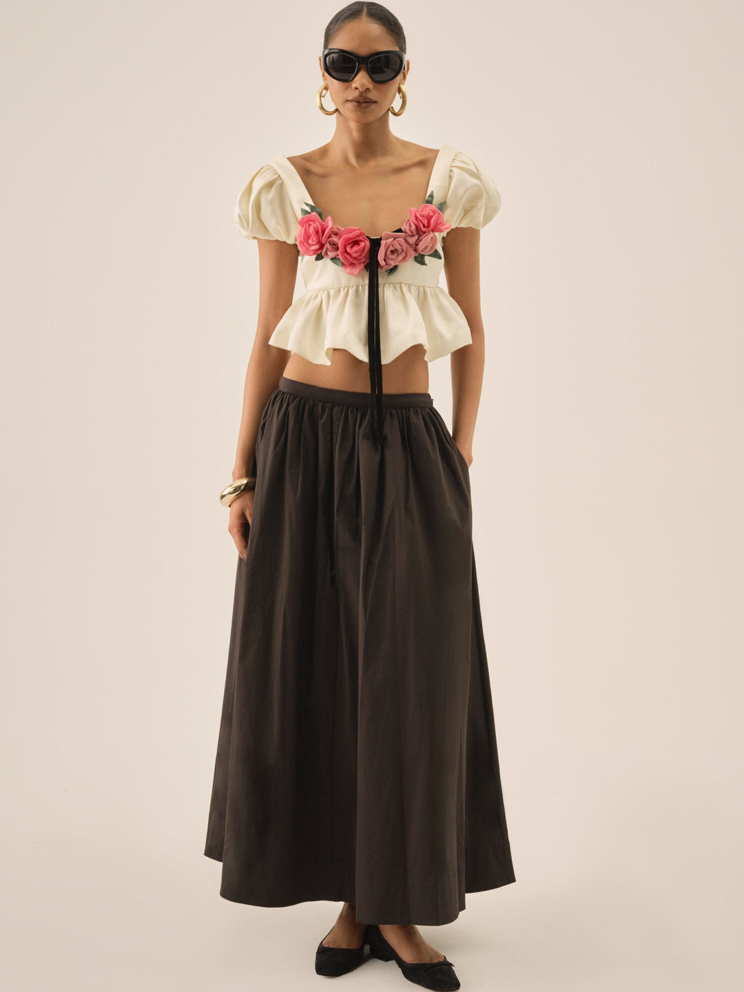 Rosalie Top - Cream | For Love and Lemons