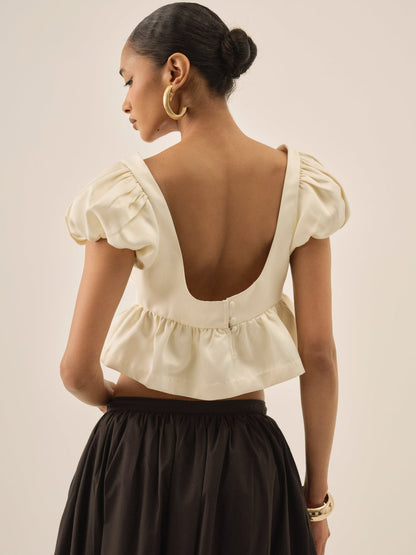 Rosalie Top - Cream | For Love and Lemons