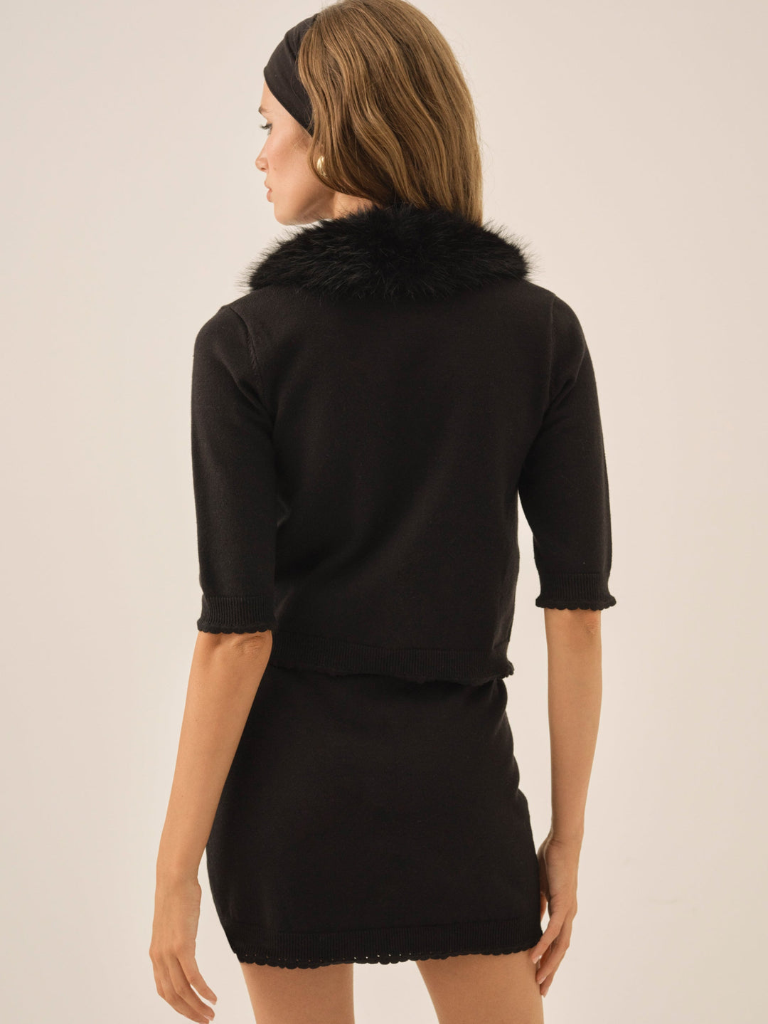 Maura Knit Cardigan - Black | For Love and Lemons