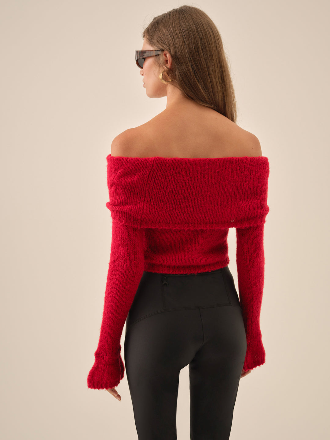 Aspen Knit Top - Red | For Love and Lemons