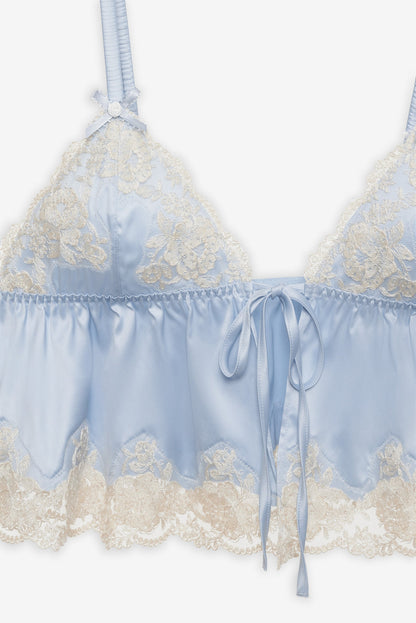 Jaden Sleep Top - Dusty Blue | For Love and Lemons