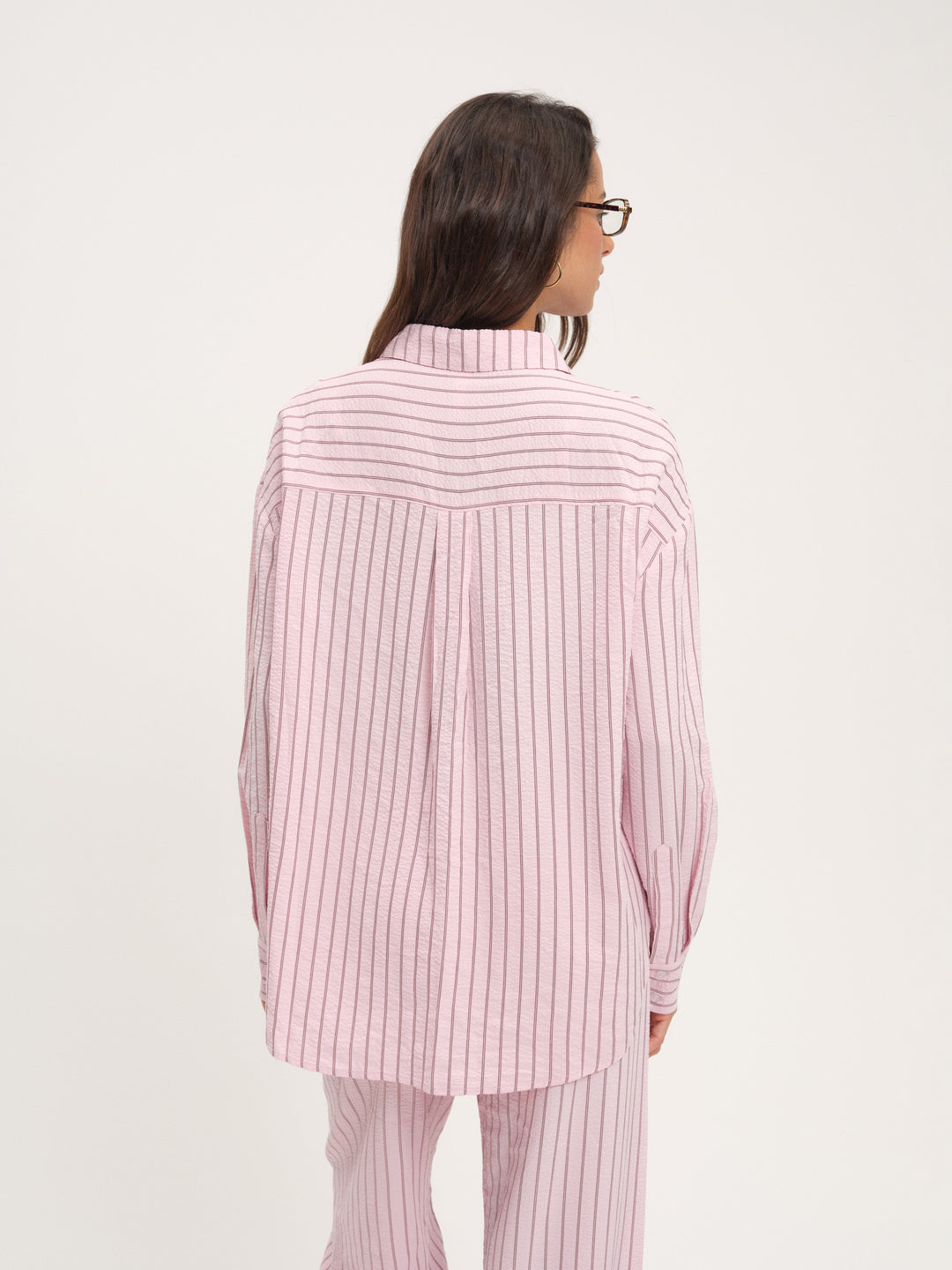 Mindy Button-Down Shirt - Pink | For Love and Lemons