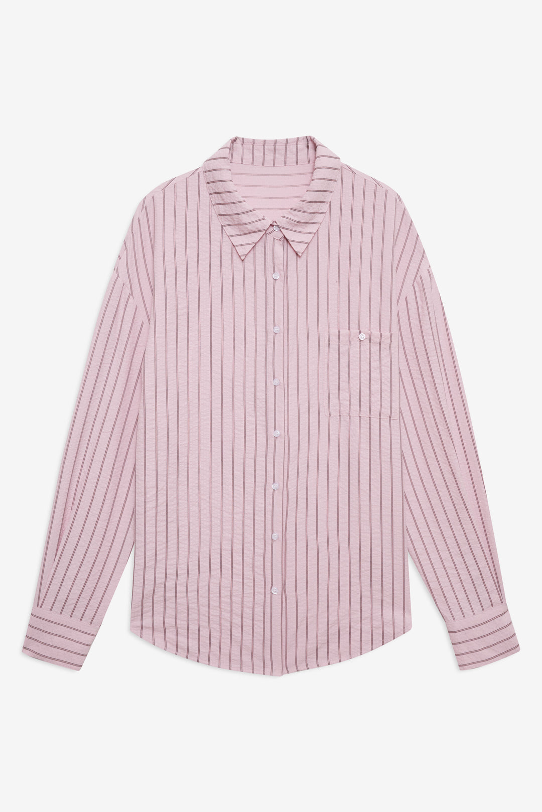 Mindy Button-Down Shirt - Pink | For Love and Lemons