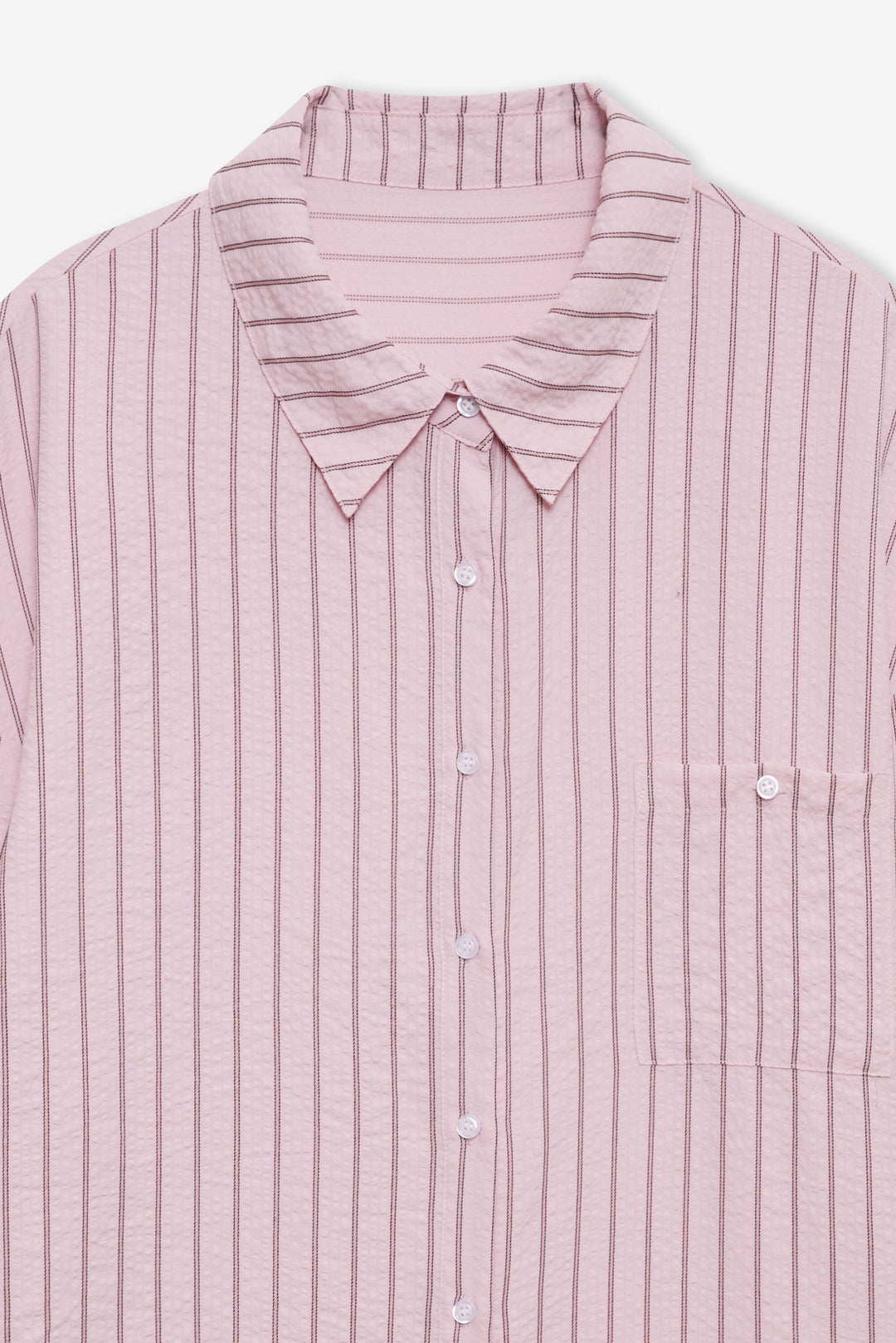 Mindy Button-Down Shirt - Pink | For Love and Lemons
