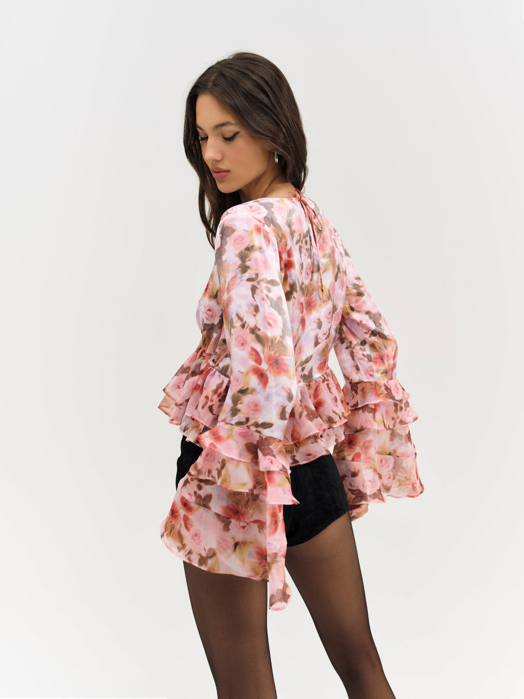 Fallen Floral Top - Pink | For Love and Lemons