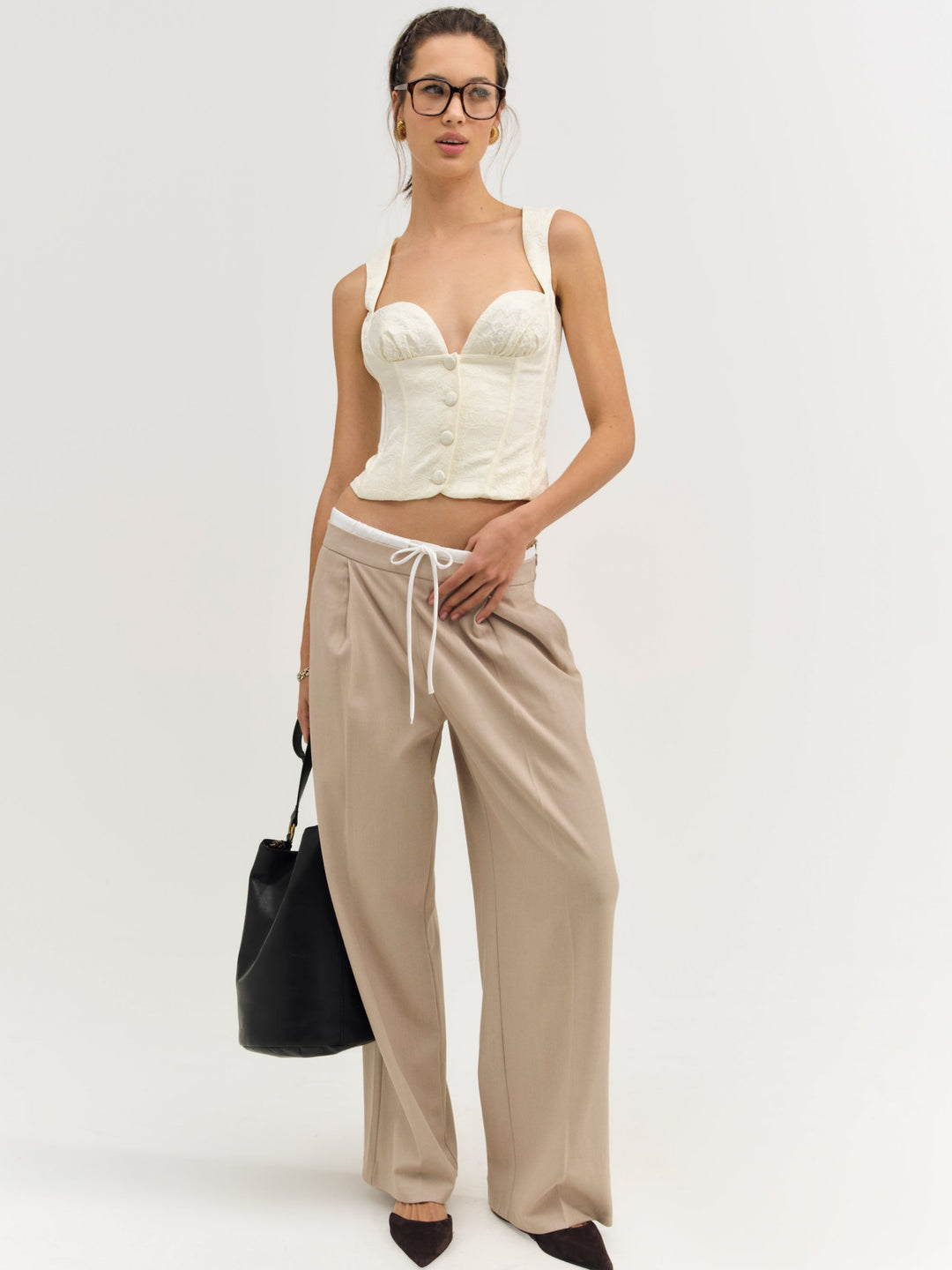 Rosie Jacquard Top - Cream | For Love and Lemons