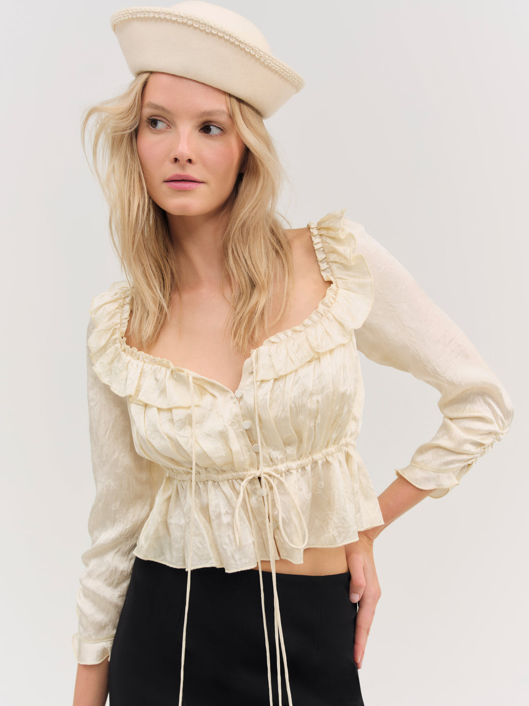 Clarissa Top - Cream | For Love and Lemons