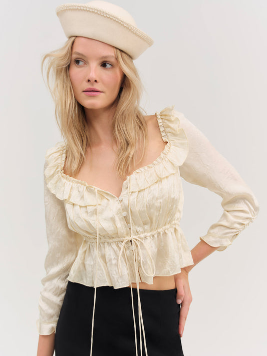 Clarissa Top - Cream | For Love and Lemons