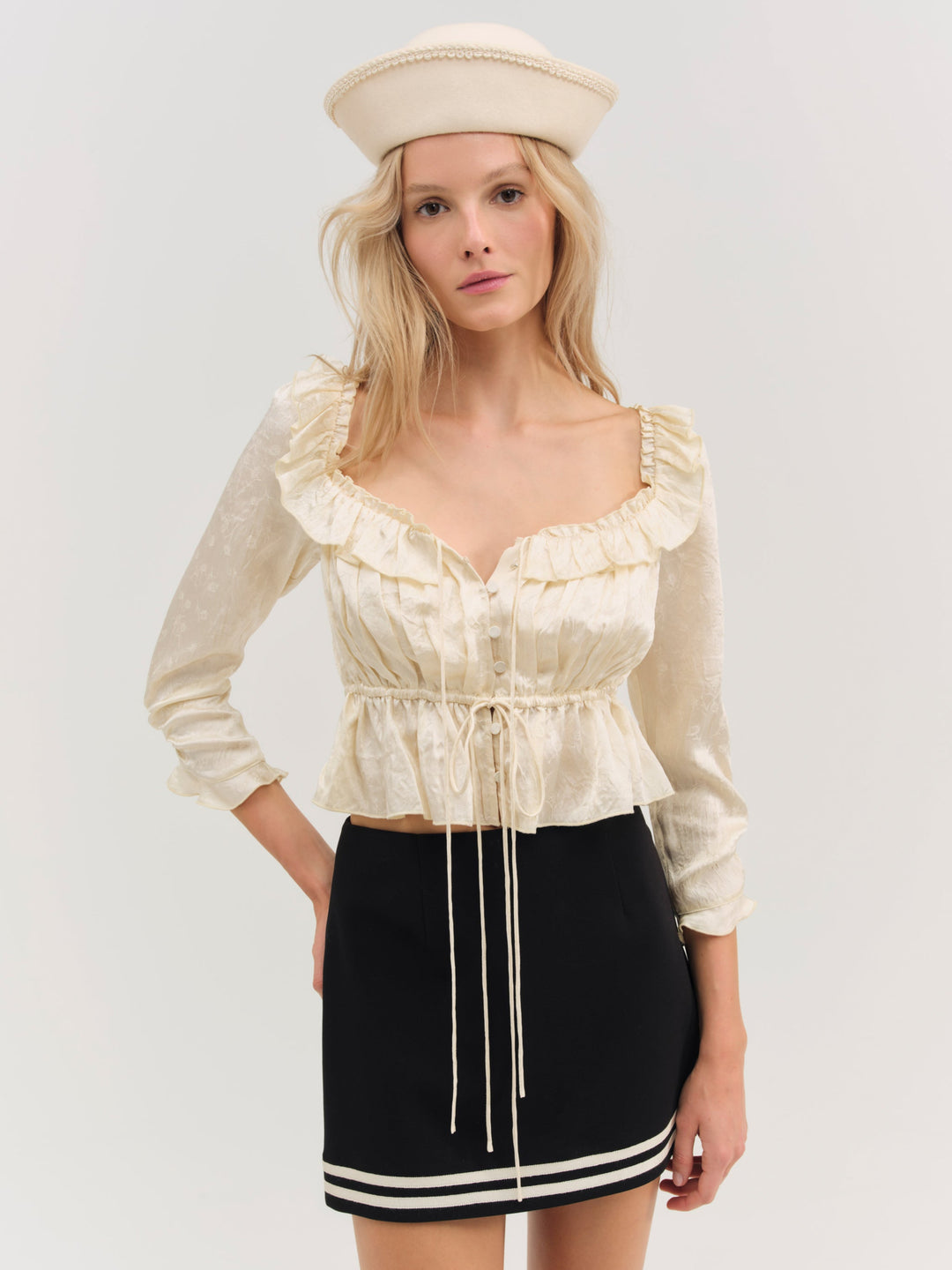 Clarissa Top - Cream | For Love and Lemons
