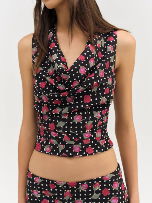 Betty Bud Top - Black | For Love and Lemons