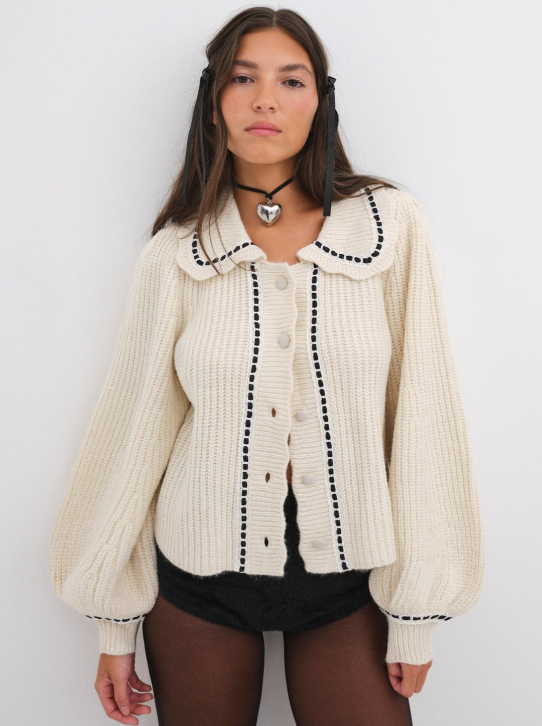 Jade Cardigan - Cream | For Love and Lemons
