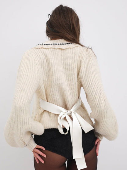 Jade Cardigan - Cream | For Love and Lemons
