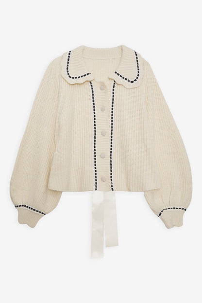 Jade Cardigan - Cream | For Love and Lemons
